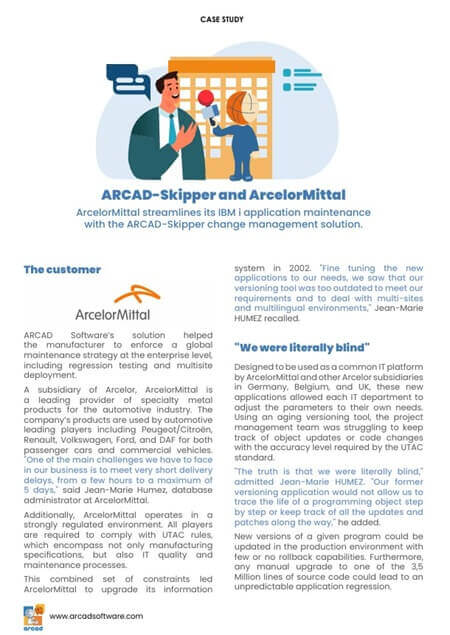 ARCAD Skipper Success Story