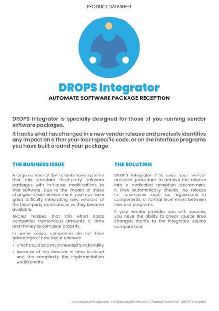 ARCAD Integrater Datasheet