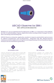 ARCAD Observer Datasheet