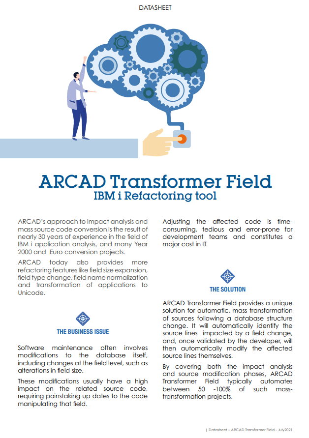 ARCAD-Transformer Field Datasheet