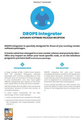 ARCAD Integrater Datasheet