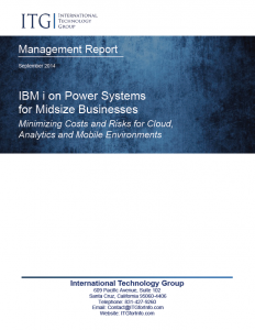 IBM i on Power Systems IBM i on Power Systems