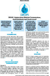 DROPS - Application Release Automation Solution Datasheet