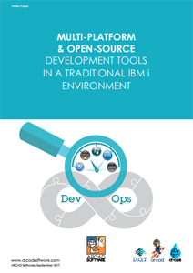 MULTI-PLATFORM & OPEN-SOURCE DEVELOPMENT TOOLS IN A TRADITIONAL IBM i ENVIRONMENT