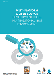MULTI-PLATFORM & OPEN-SOURCE DEVELOPMENT TOOLS IN A TRADITIONAL IBM i ENVIRONMENT MULTI-PLATFORM & OPEN-SOURCE DEVELOPMENT TOOLS IN A TRADITIONAL IBM i ENVIRONMENT