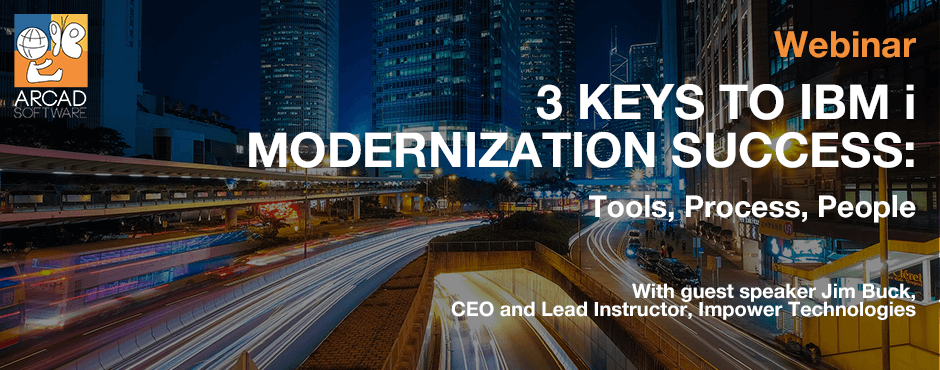 3 keys to IBM i modernization success: Tools, Process, People