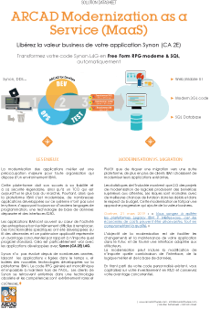 Datasheet - ARCAD MaaS