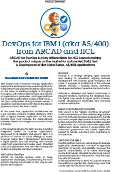 DevOps for IBM i - ARCAD and HCL