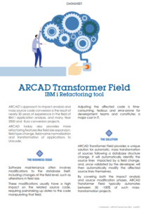 ARCAD TRansformer Field Datasheet