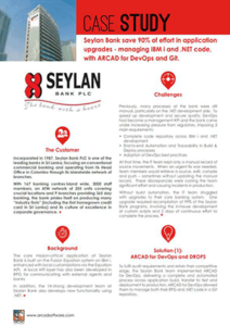 Customer Success Story - Seylan Bank ARCAD for DevOps & DROPS