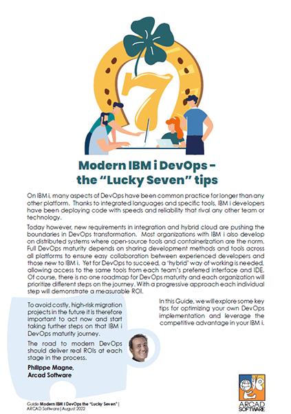 Guide Modern IBM i DevOps "The Lucky Seven" Tips