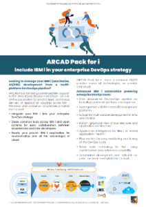 ARCAD Pack for i Flyer ARCAD Pack for i flyer