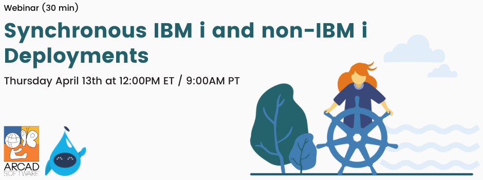 Synchronous IBM i and non-IBM i Deployments