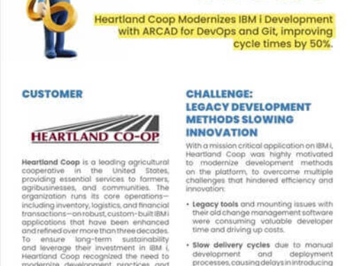 Heartland Co-op modernizes IBM i development with ARCAD for DevOps and Git, improving cycle times by 50%